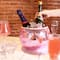 9.25" Drinking Buddies Pink Disco Ball Ice Bucket